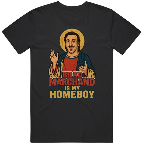 Brad Marchand Is My Homeboy Rat T Shirt 165 - Picture 1 of 5